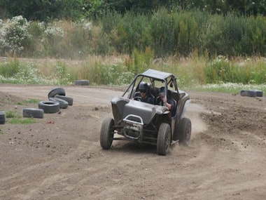 Rebel Buggy Drifting in Liverpool